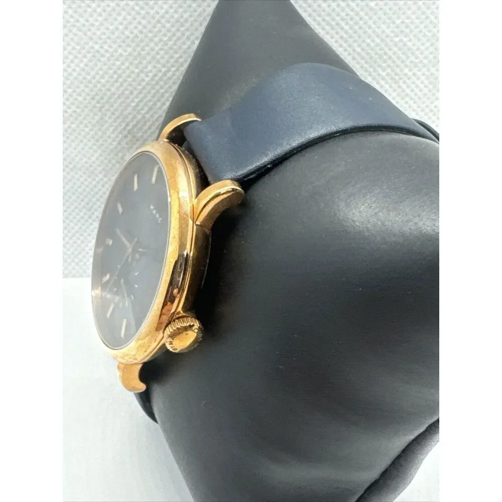 Marc by Marc Jacobs Baker MBM1329 Women's Blue Leather Analog Dial Watch JNA678